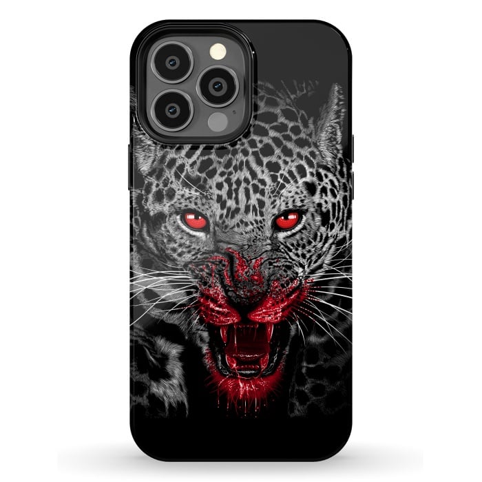 iPhone 13 Pro Max StrongFit Blood Leopard por Alberto