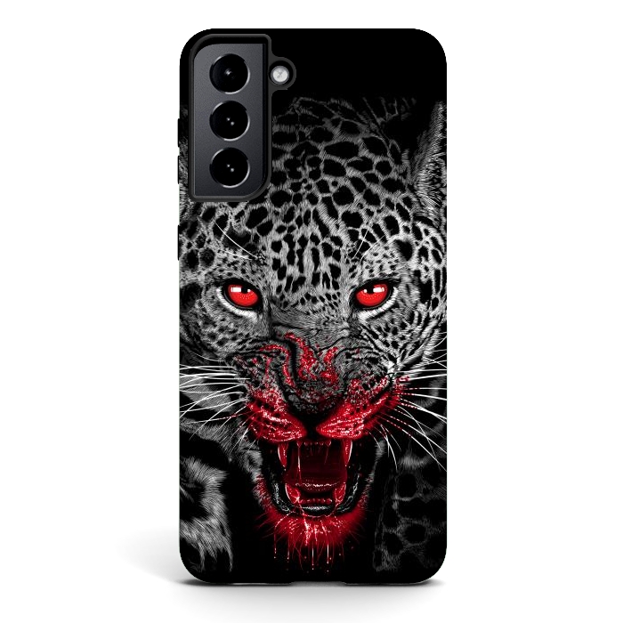 Galaxy S21 StrongFit Blood Leopard by Alberto