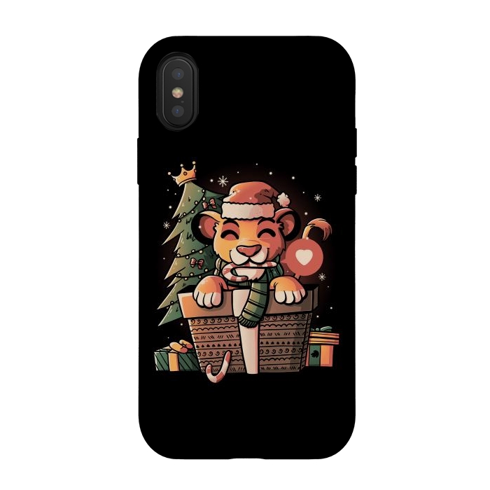 iPhone Xs / X StrongFit Lion Gift by eduely
