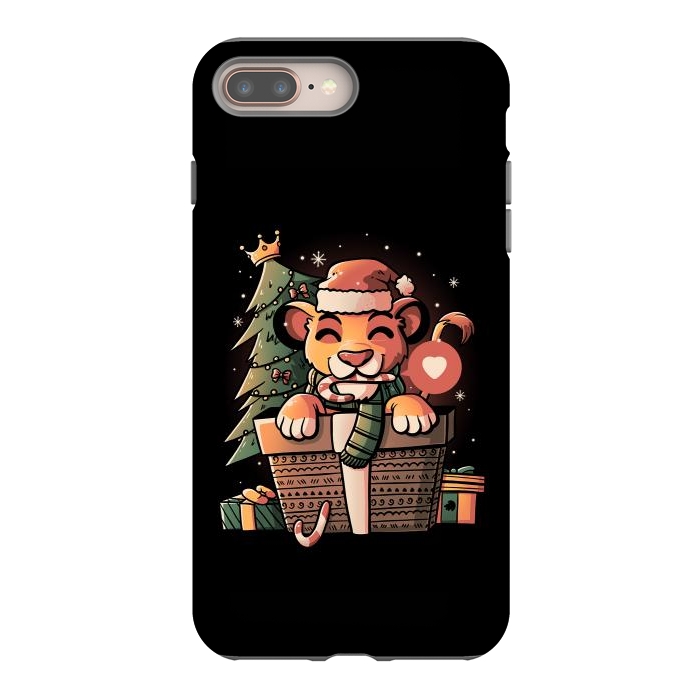 iPhone 8 plus StrongFit Lion Gift by eduely