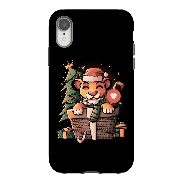 iPhone Xr StrongFit Lion Gift by eduely