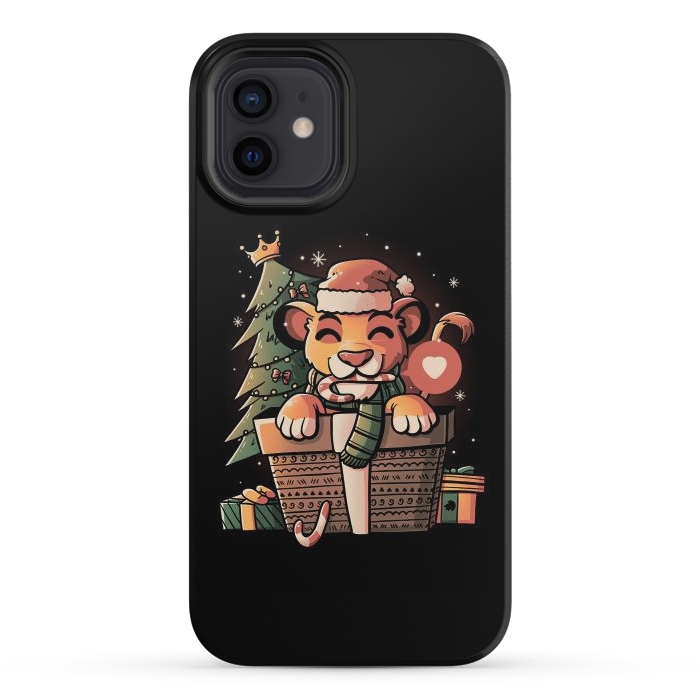 iPhone 12 mini StrongFit Lion Gift by eduely