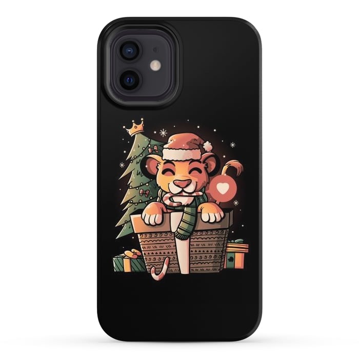 iPhone 12 StrongFit Lion Gift by eduely