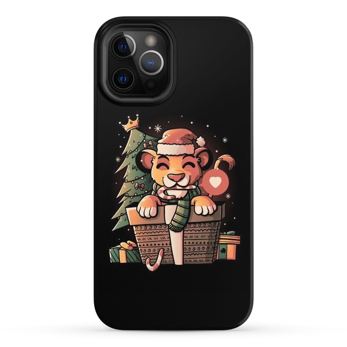 iPhone 12 Pro StrongFit Lion Gift by eduely