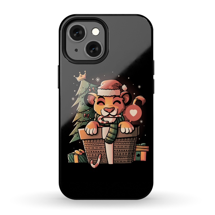 iPhone 13 mini StrongFit Lion Gift by eduely