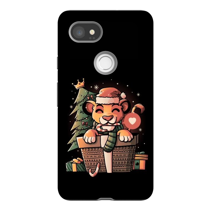 Pixel 2XL StrongFit Lion Gift by eduely