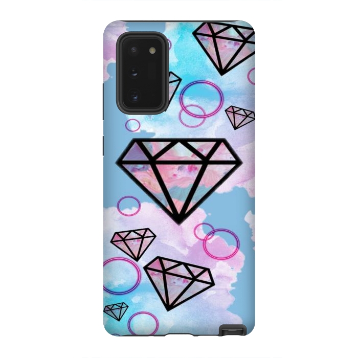 Galaxy Note 20 StrongFit Aesthetic Diamond Clouds by CAS
