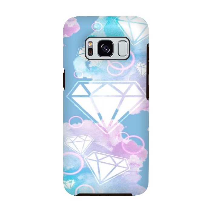 Galaxy S8 StrongFit Aesthetic Diamond Clouds by CAS