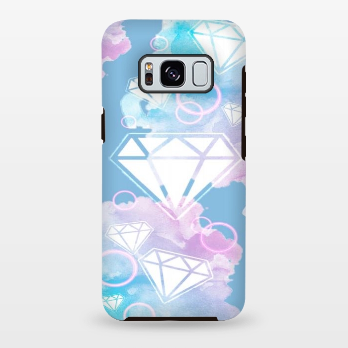 Galaxy S8 plus StrongFit Aesthetic Diamond Clouds by CAS