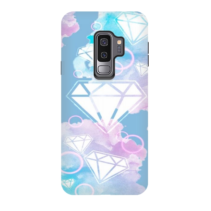 Galaxy S9 plus StrongFit Aesthetic Diamond Clouds by CAS
