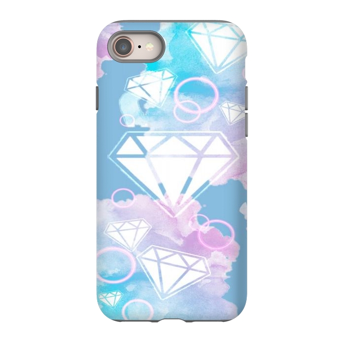 iPhone 8 StrongFit Aesthetic Diamond Clouds by CAS
