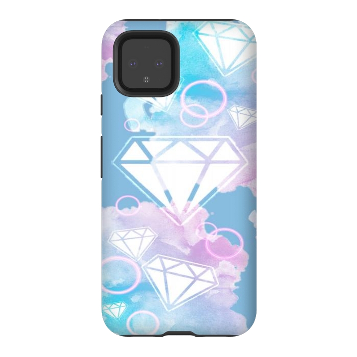 Pixel 4 StrongFit Aesthetic Diamond Clouds by CAS