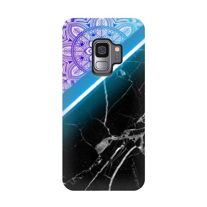 Galaxy S9 StrongFit Mandala x Marble by CAS
