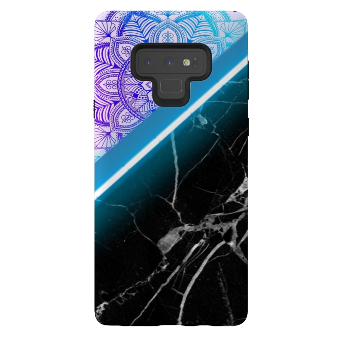 Galaxy Note 9 StrongFit Mandala x Marble by CAS