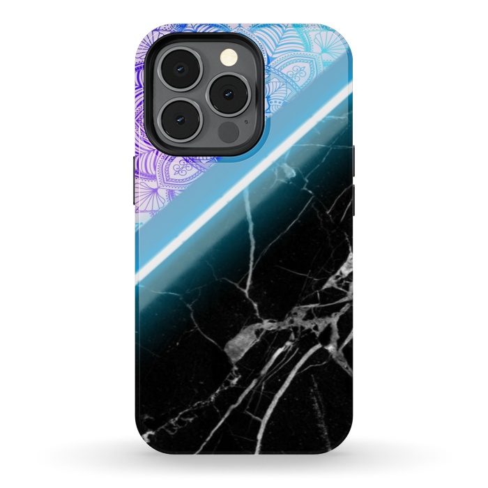 iPhone 13 pro StrongFit Mandala x Marble by CAS