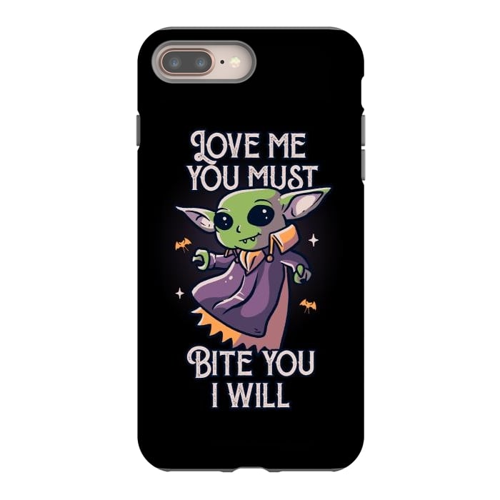 iPhone 8 plus StrongFit Love Me You Must Bite You I Will Funny Cute Spooky by eduely
