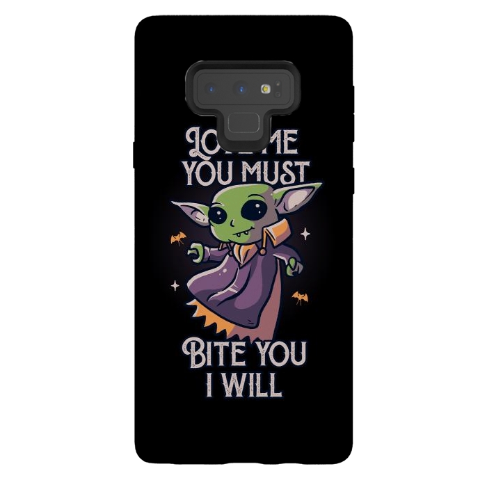 Galaxy Note 9 StrongFit Love Me You Must Bite You I Will Funny Cute Spooky by eduely
