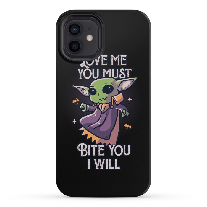 iPhone 12 mini StrongFit Love Me You Must Bite You I Will Funny Cute Spooky by eduely