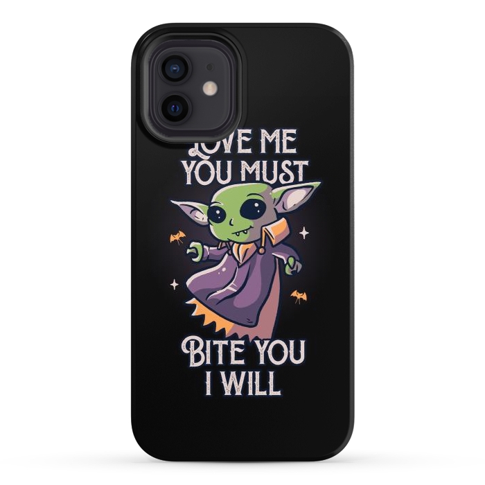iPhone 12 StrongFit Love Me You Must Bite You I Will Funny Cute Spooky by eduely