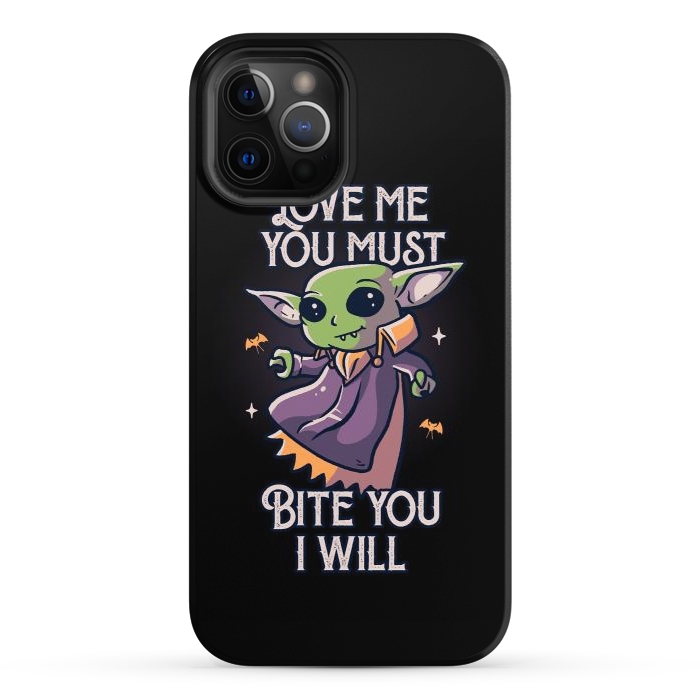 iPhone 12 Pro StrongFit Love Me You Must Bite You I Will Funny Cute Spooky by eduely