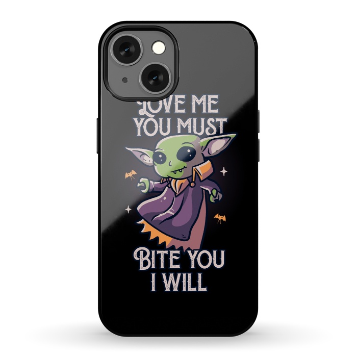 iPhone 13 StrongFit Love Me You Must Bite You I Will Funny Cute Spooky by eduely