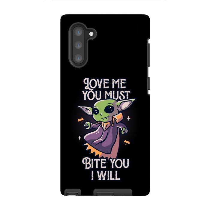 Galaxy Note 10 StrongFit Love Me You Must Bite You I Will Funny Cute Spooky by eduely