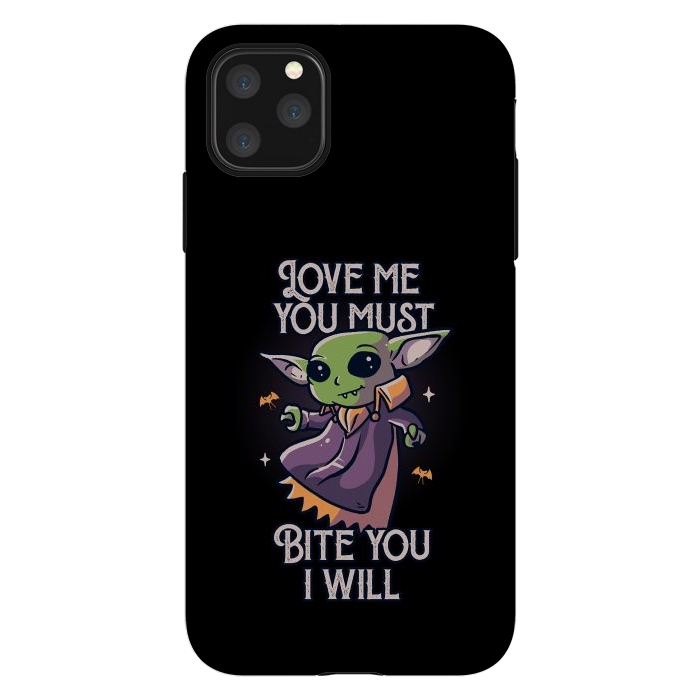 iPhone 11 Pro Max StrongFit Love Me You Must Bite You I Will Funny Cute Spooky by eduely