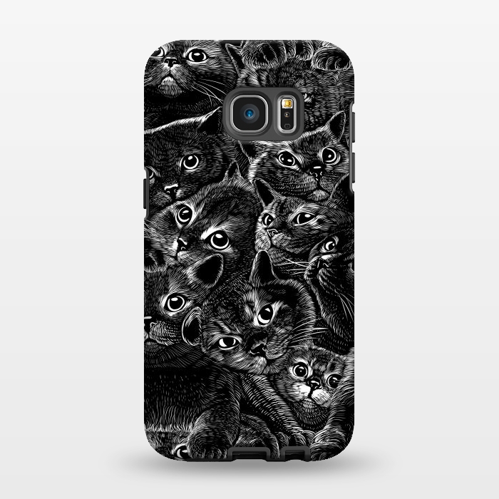 Galaxy S7 EDGE StrongFit Cats by Alberto