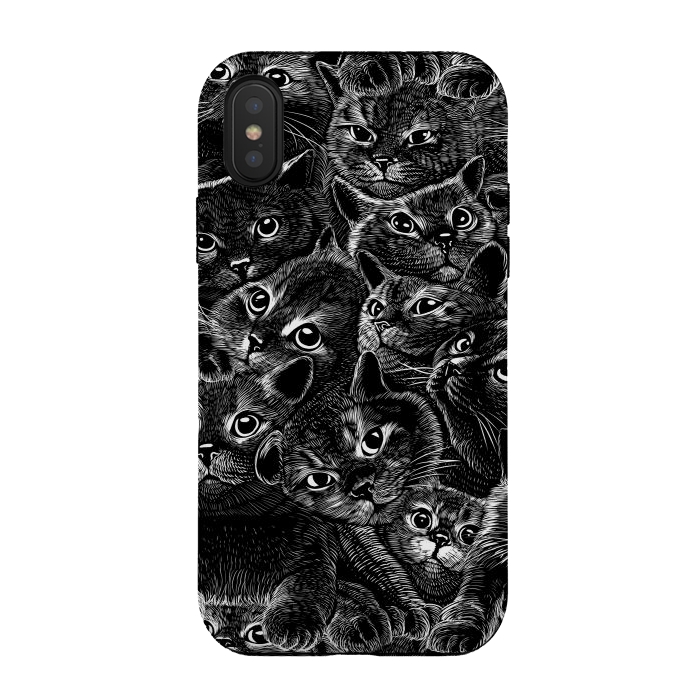 iPhone Xs / X StrongFit Cats by Alberto