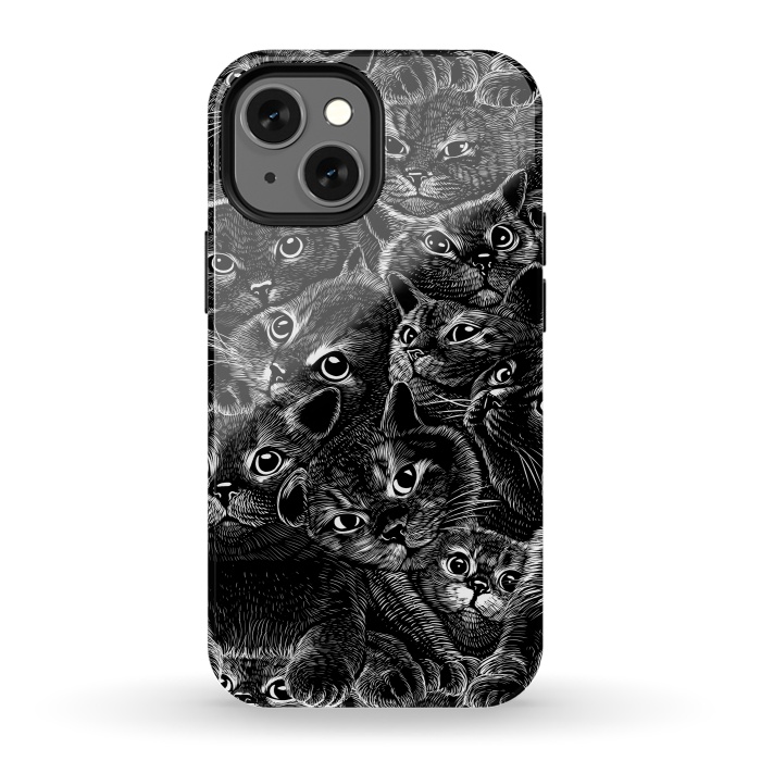 iPhone 13 mini StrongFit Cats by Alberto