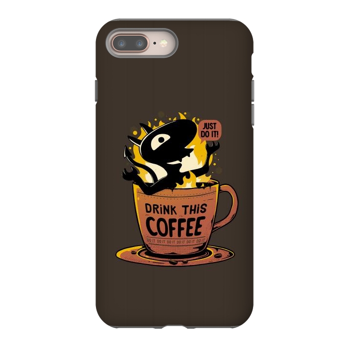 iPhone 7 plus StrongFit Luci Coffee by eduely