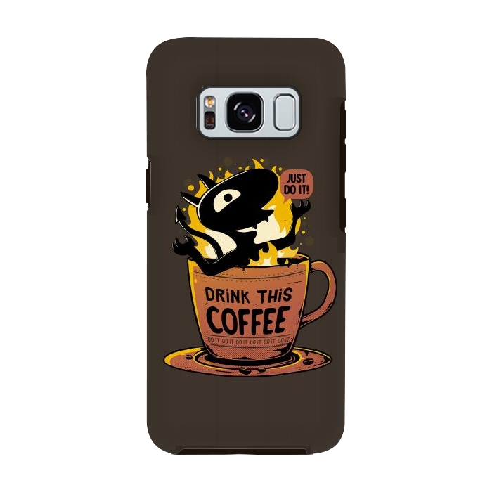 Galaxy S8 StrongFit Luci Coffee by eduely