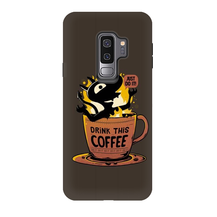 Galaxy S9 plus StrongFit Luci Coffee by eduely