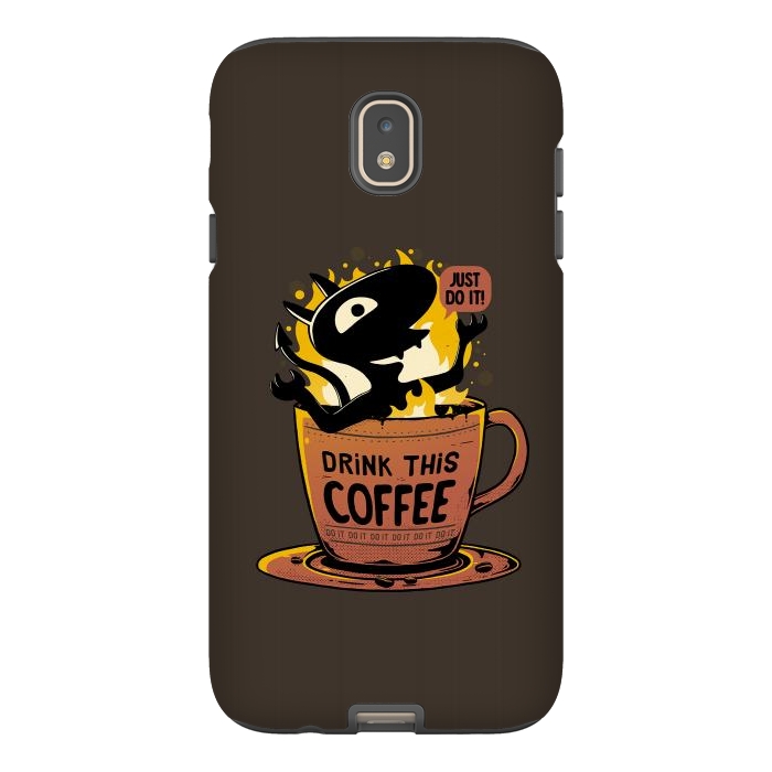 Galaxy J7 StrongFit Luci Coffee by eduely