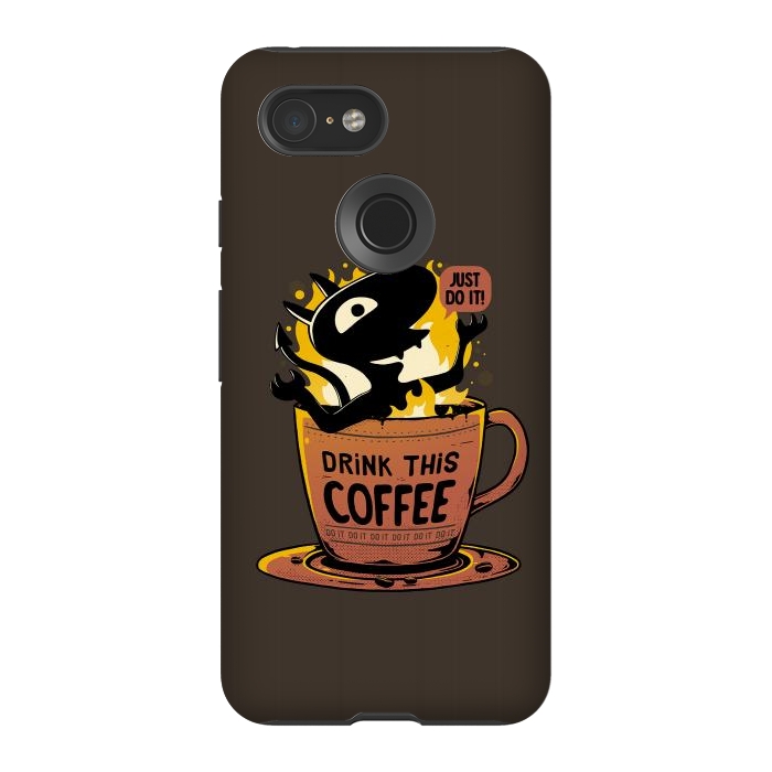 Pixel 3 StrongFit Luci Coffee by eduely