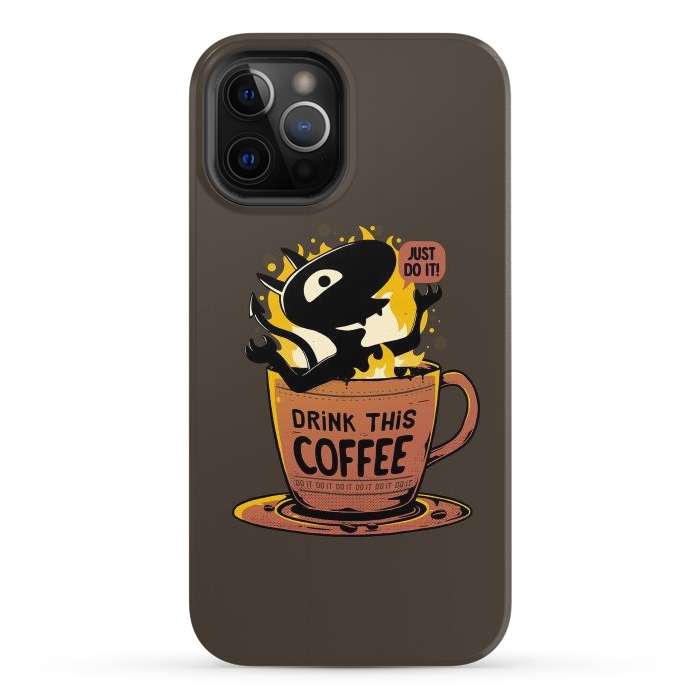 iPhone 12 Pro StrongFit Luci Coffee by eduely