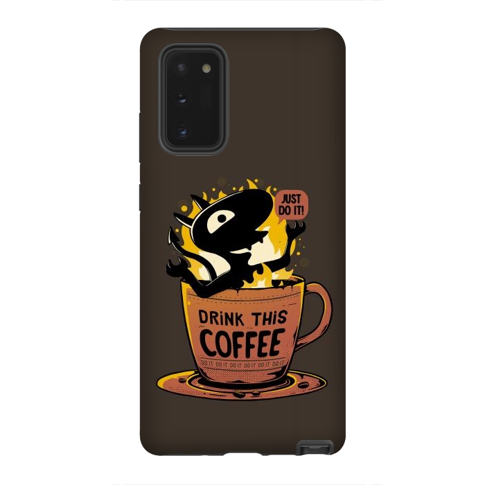 Galaxy Note 20 StrongFit Luci Coffee by eduely