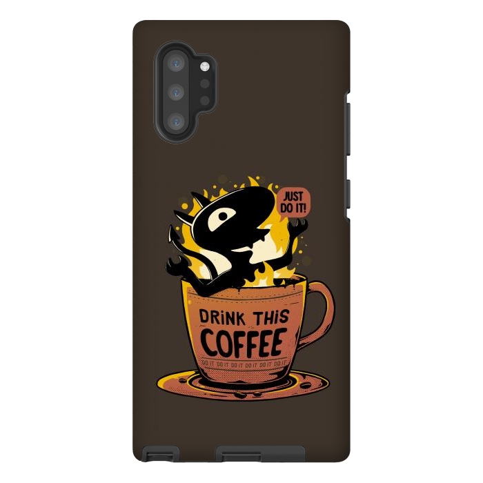 Galaxy Note 10 plus StrongFit Luci Coffee by eduely