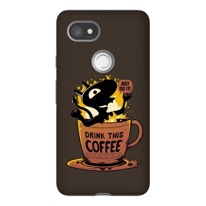 Pixel 2XL StrongFit Luci Coffee by eduely