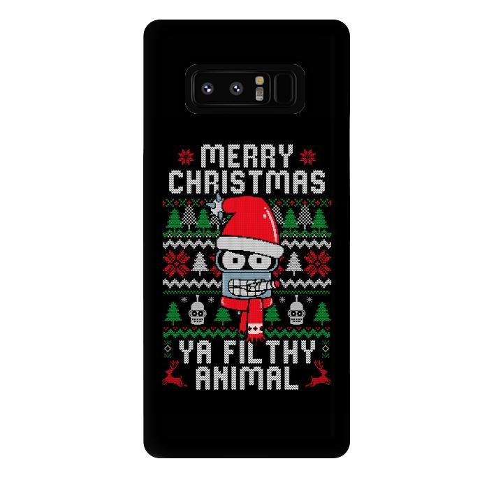 Galaxy Note 8 StrongFit Merry Christmas Ya Filthy Animal by eduely
