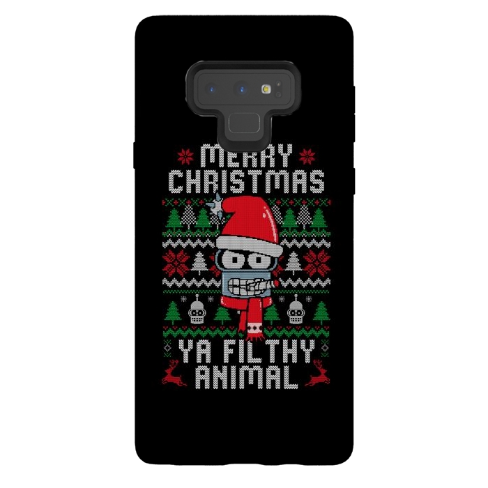 Galaxy Note 9 StrongFit Merry Christmas Ya Filthy Animal by eduely