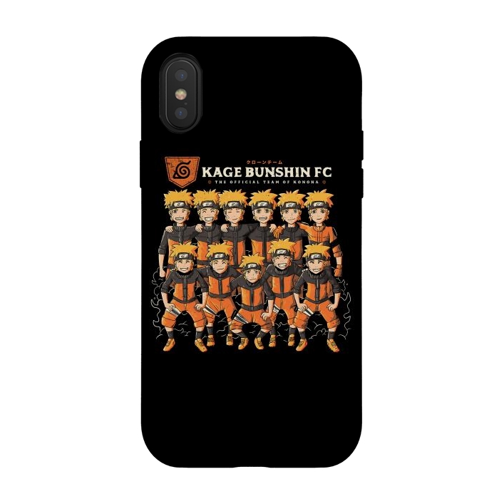iPhone Xs / X StrongFit Naruto Team by eduely