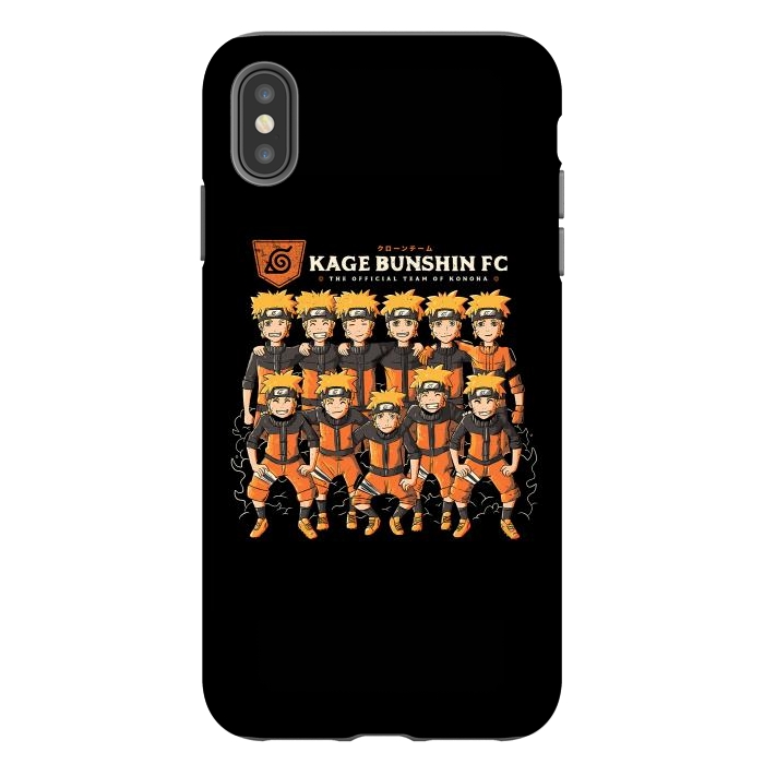 iPhone Xs Max StrongFit Naruto Team by eduely