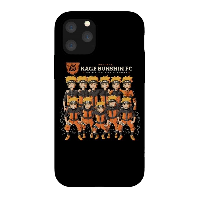 iPhone 11 Pro StrongFit Naruto Team by eduely