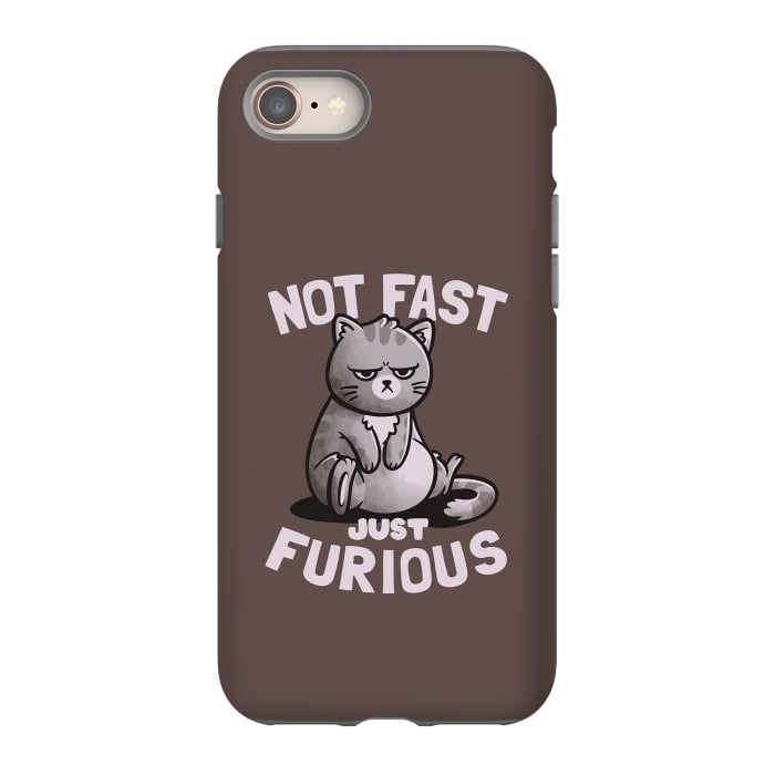 iPhone SE StrongFit Not Fast Just Furious Cute Funny Cat Gift by eduely