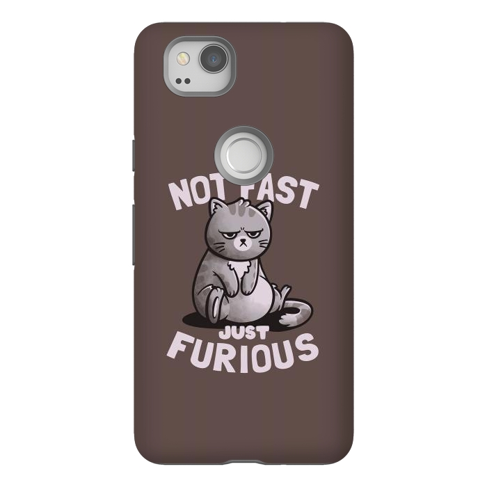 Pixel 2 StrongFit Not Fast Just Furious Cute Funny Cat Gift by eduely