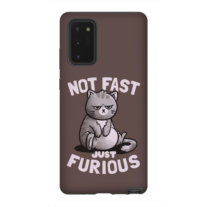 Galaxy Note 20 StrongFit Not Fast Just Furious Cute Funny Cat Gift by eduely