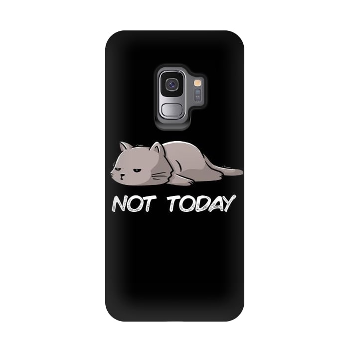 Galaxy S9 StrongFit Not Today Cat by eduely