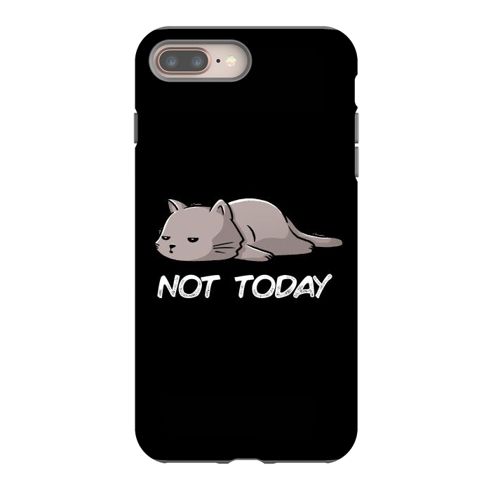 iPhone 8 plus StrongFit Not Today Cat by eduely