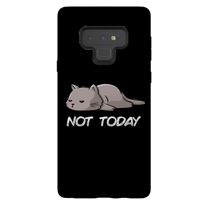 Galaxy Note 9 StrongFit Not Today Cat by eduely